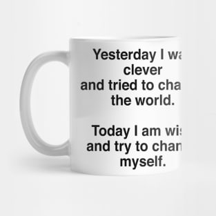 Today I Am Wise Mug